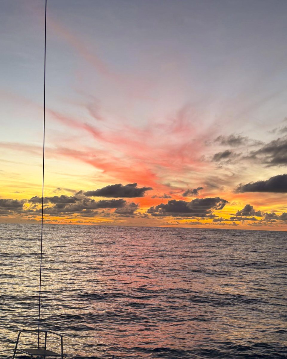Flottille von Segelschiffen auf der Route von Valencia nach Lanzarote