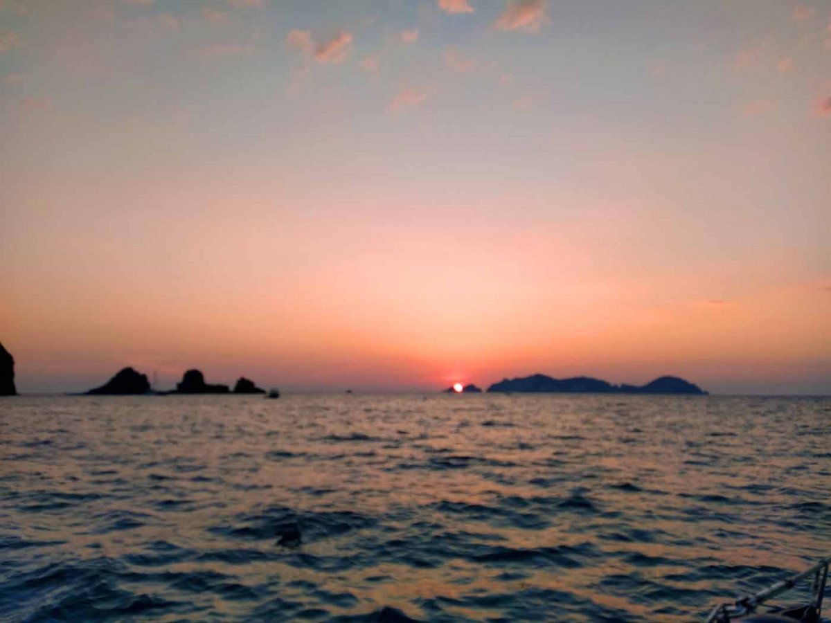 Taking in the sights of the Pontine Islands