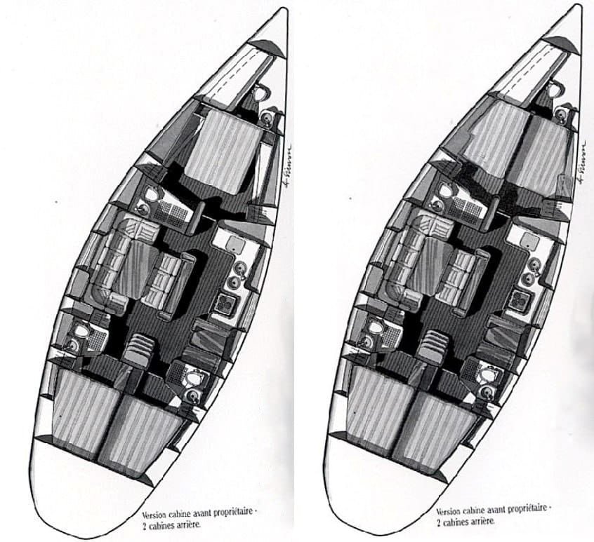Segelboot - Bénéteau - 3 {{i18n.cabins}}
