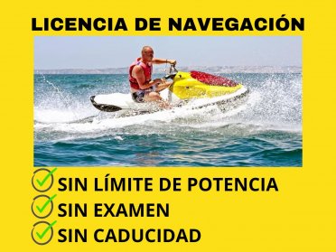 Navigation License in Marina Port Valencia (Titulín)