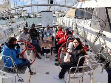 Sailing training practices in Benalmádena