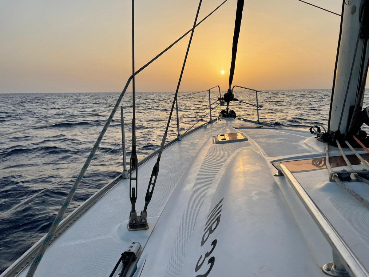 Bootsfahrt im Mittelmeer