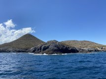 Halber Tag auf einem neuen Katamaran durch La Manga del Mar Menor