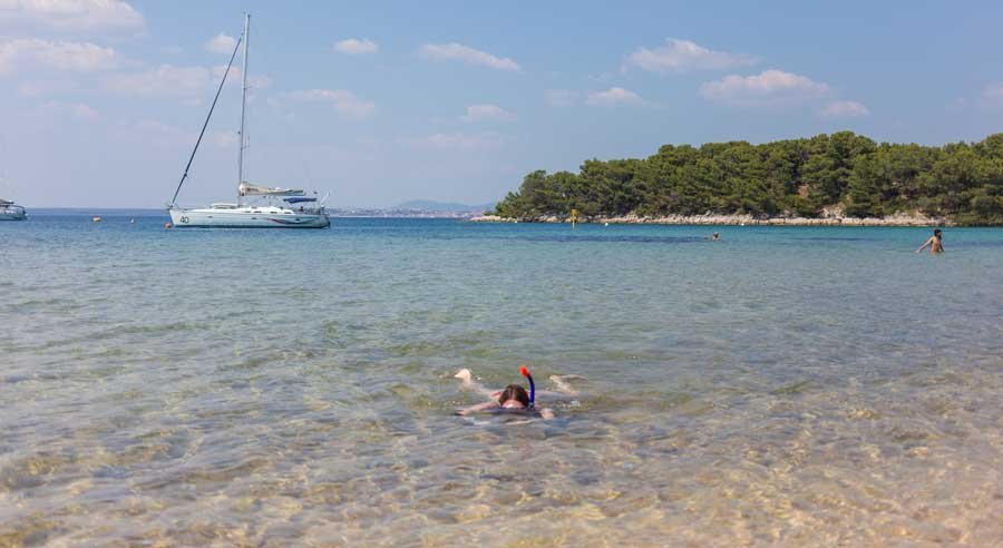 travel by boat coast of Croatia