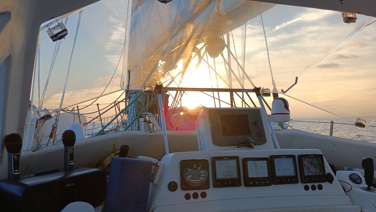 Segelkurse auf einem 18m Ketch