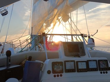From Funchal to Malaga on an 18m ketch