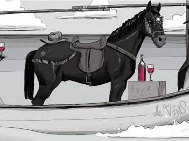 Wine tasting on board in Mahón