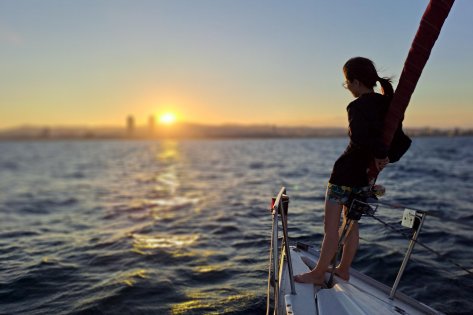 Salidas en barco por Barcelona
