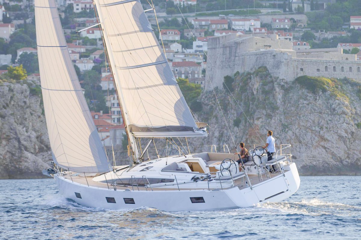 Setting sail on a sailboat for the journey from Valencia to Lanzarote