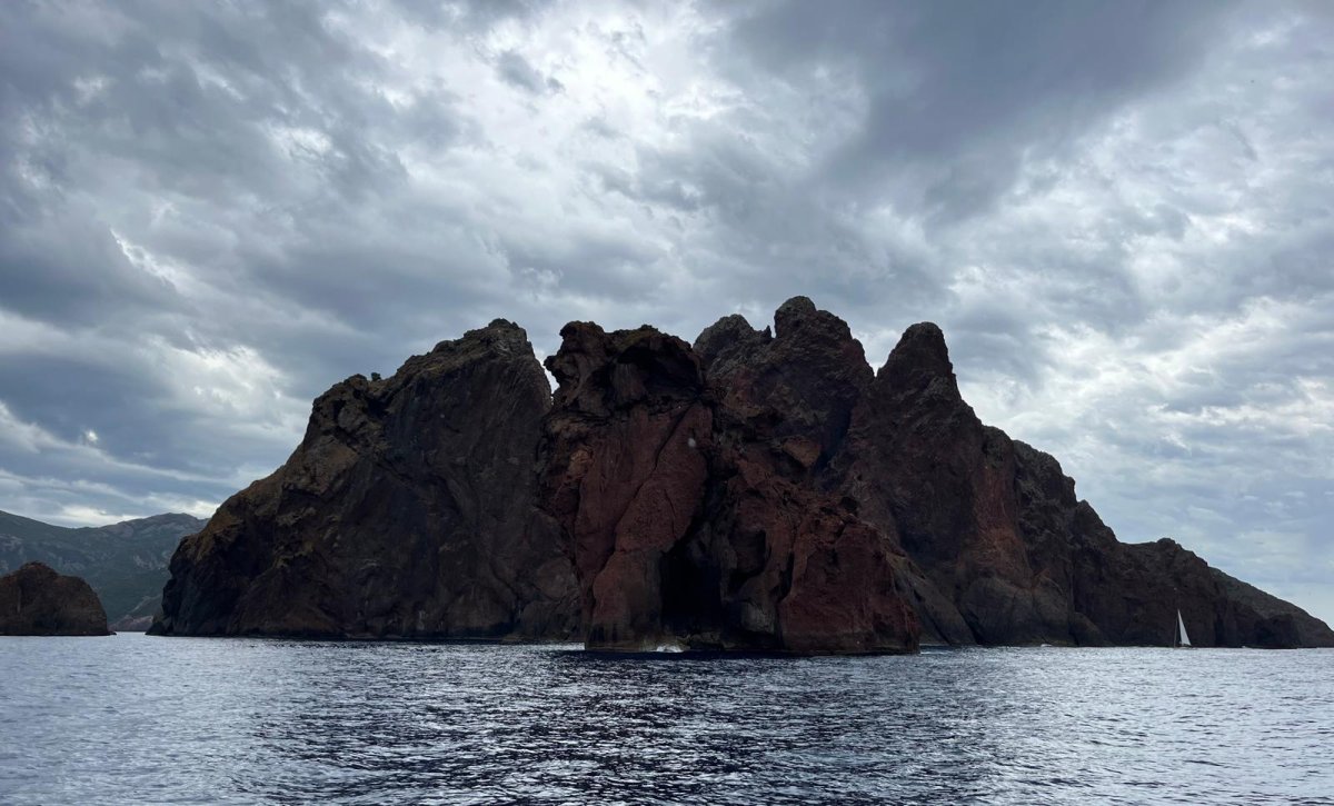 Navigationskurs auf dem Meer