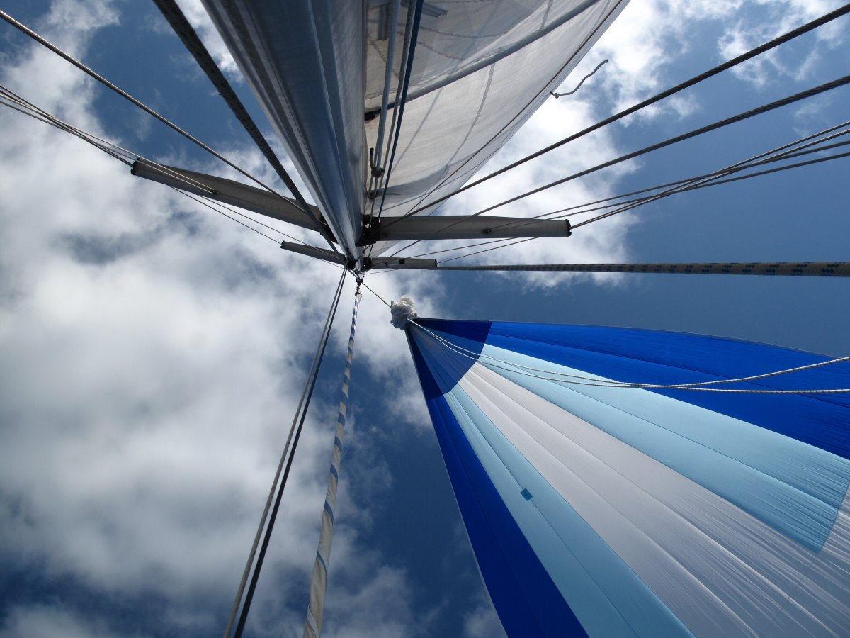 Segelnkurs auf einem griechischen Yacht