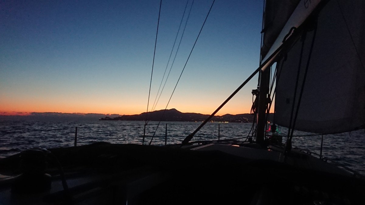 Segelboot im Mittelmeer