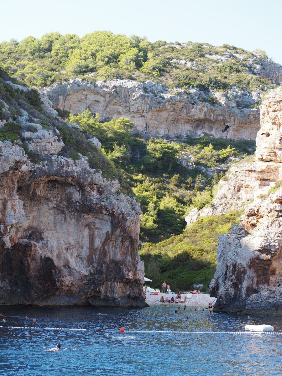 Sailing through the beautiful waters of Croatia