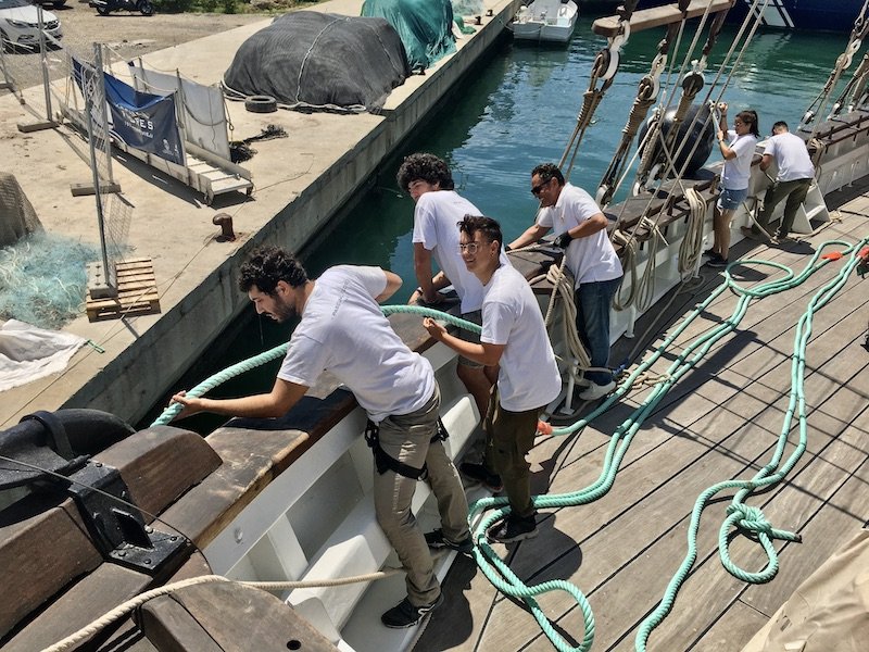 Viaje en goleta clásica a través del Canal de la Mancha