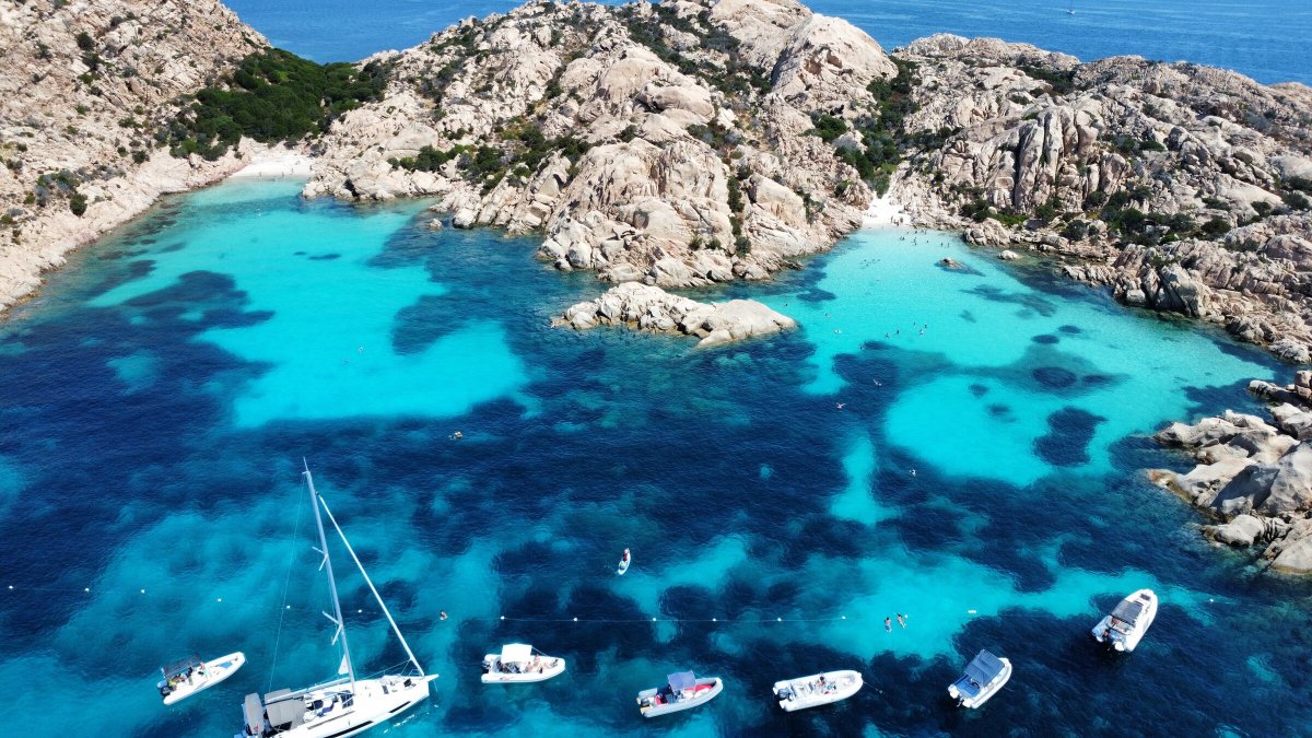 Sail to Budelli Island on a Mediterranean Catamaran Cruise
