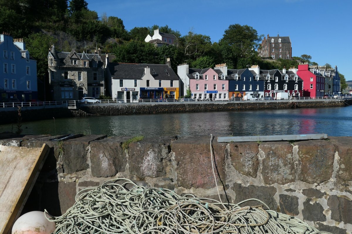 Offshore navigation course to Scotland