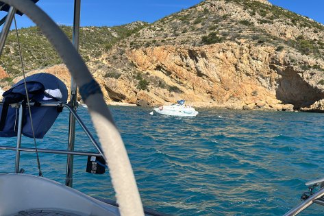 Salida en velero por las calas de Dénia y Javea