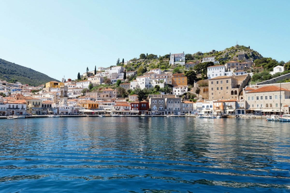 A sailing trip through the charming Saronic Islands with included kitchen
