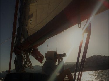 Tramonto in barca a vela a Peñíscola