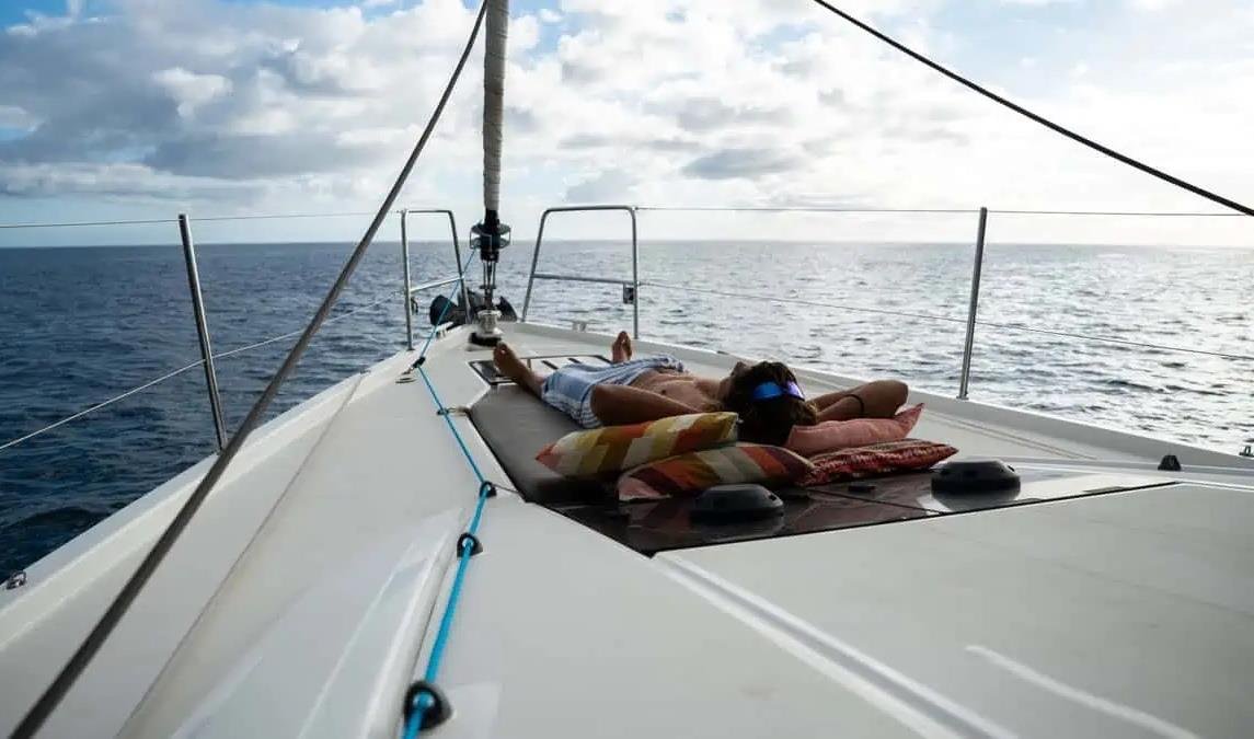 Around the world on a catamaran