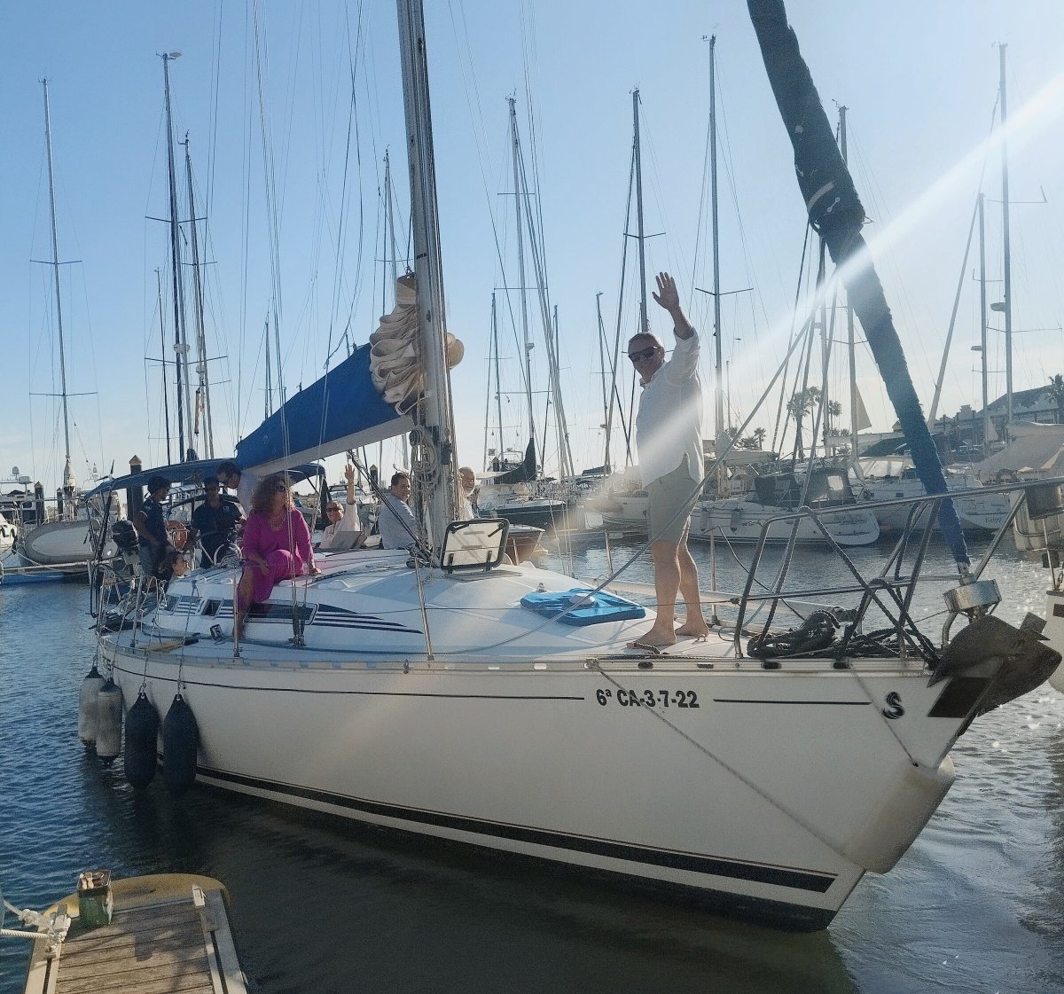Aventuras en velero a lo largo de la costa de Huelva