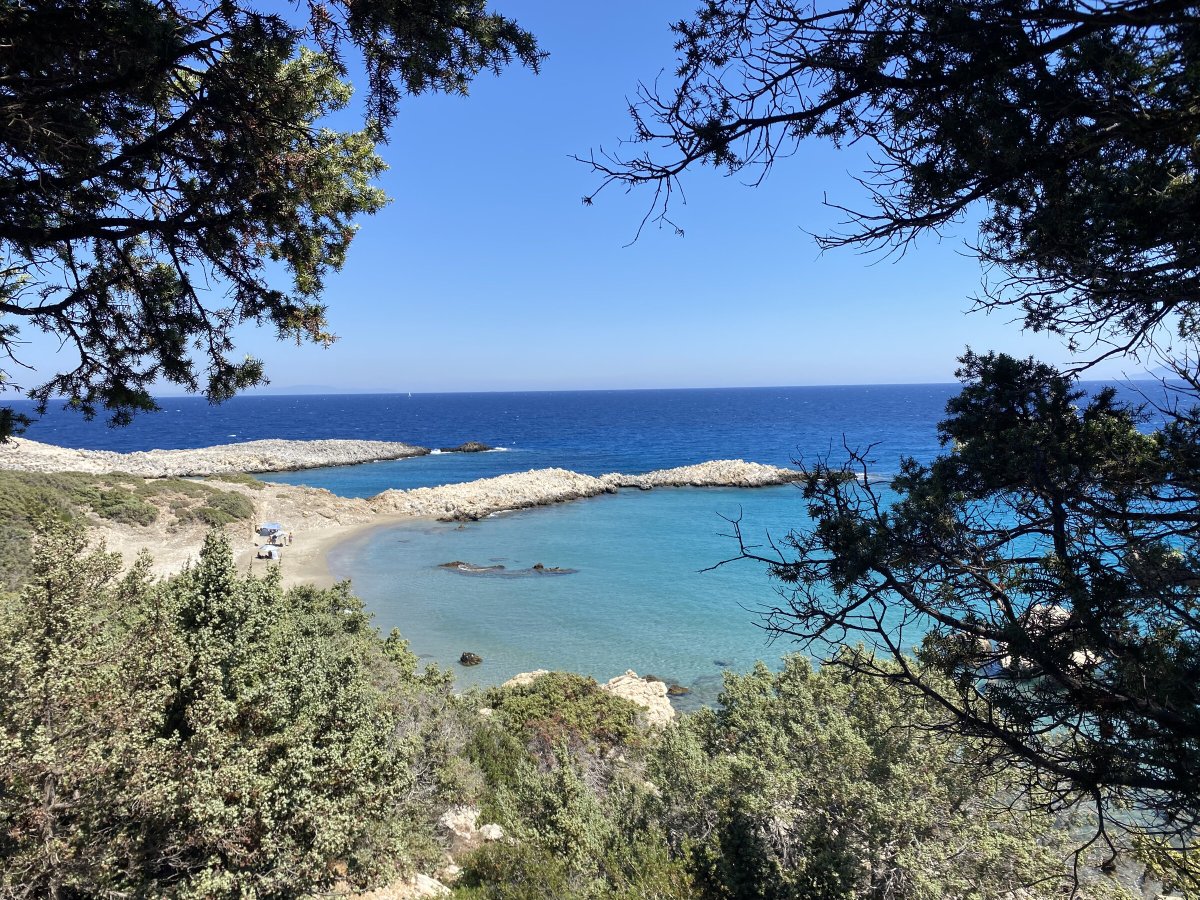 Experiencia de navegación en Santorini