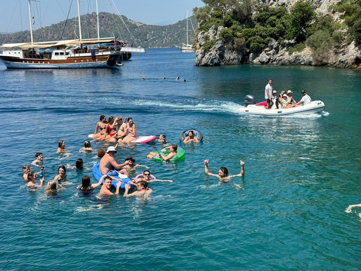 Visit the ancient ruins of Fethiye and Olympos on a cabin cruise