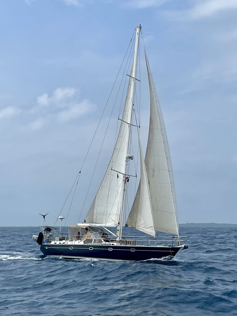 Voyage of sailing across the Pacific