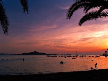 Tramonto sul Mar Menor