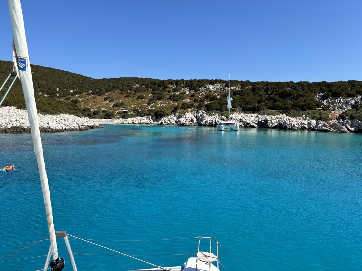 A flotilla cruise to the Sporades Islands on two catamarans