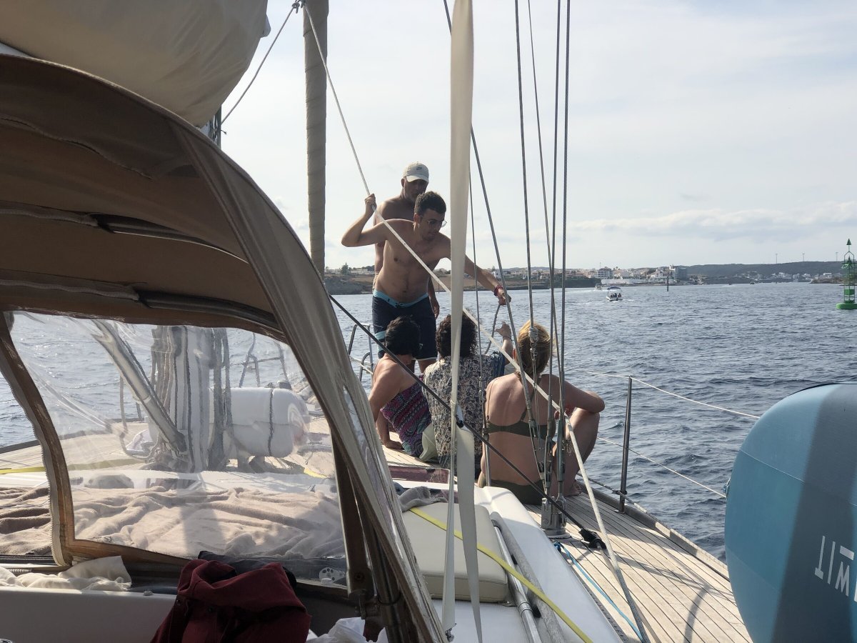 Atemberaubendes Segelboot nach Formentera von Valencia
