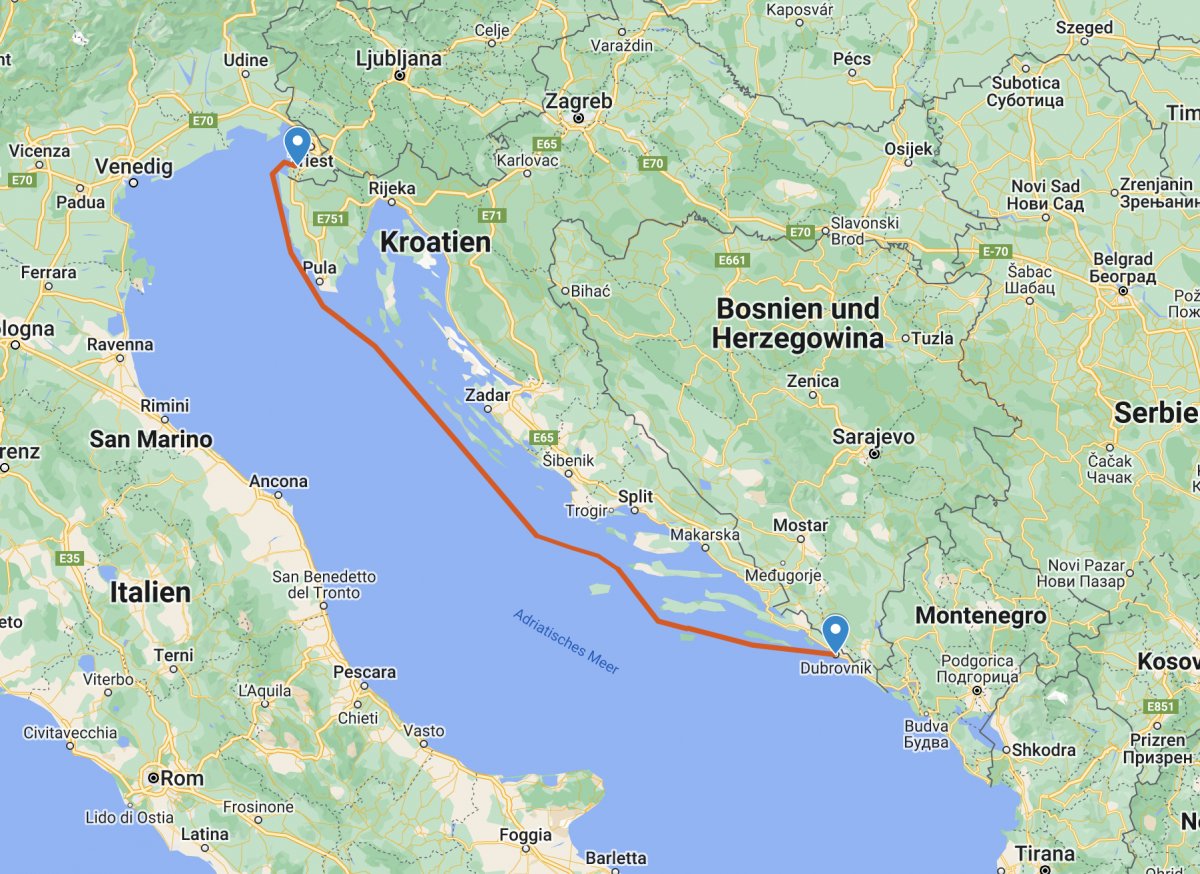 Cruceros de transferencia de millas en Croacia