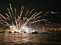 Fireworks from the sea - Bonfires of San Juan in Alicante