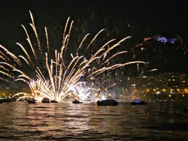 Fuochi d'artificio dal mare - Hogueras de San Juan ad Alicante