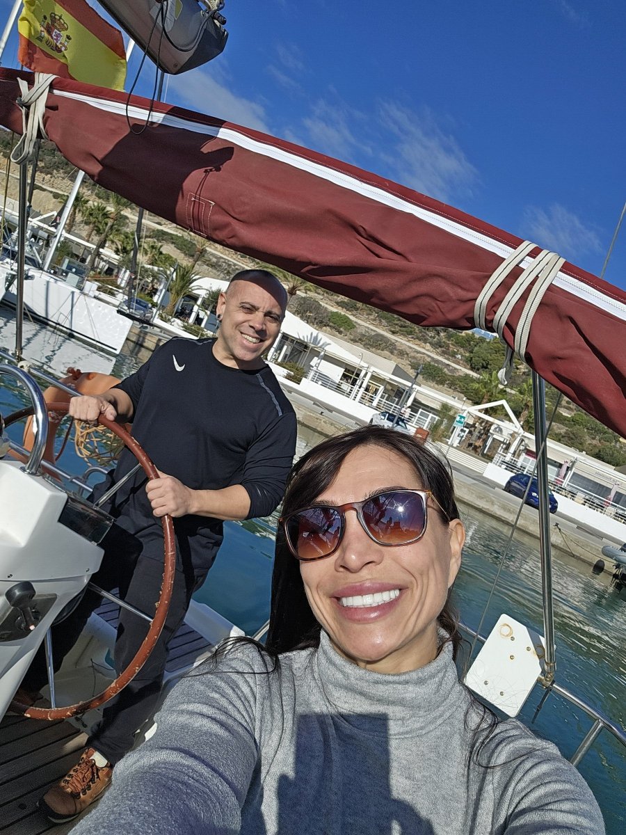 Disfrutando del sol en un viaje de un día