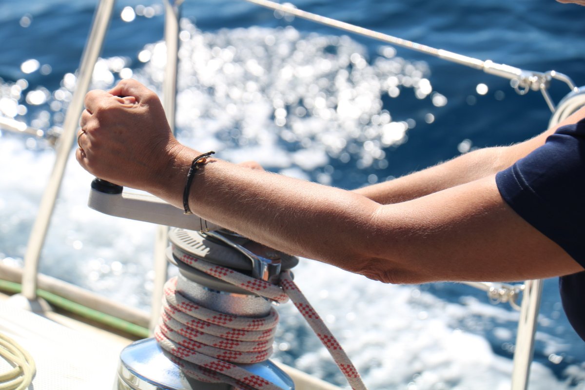 Segelboote in Barcelona