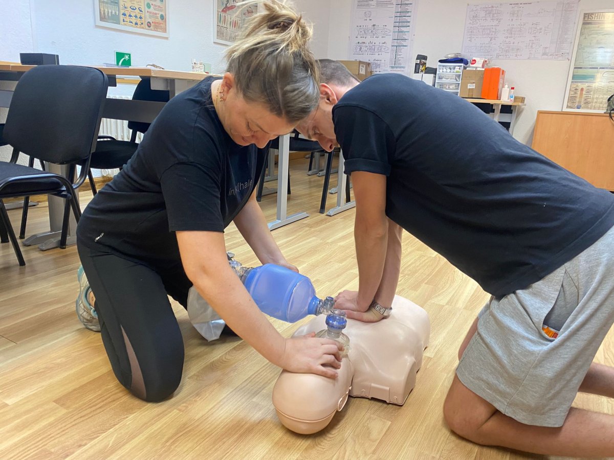Learn first aid at sea in Madrid