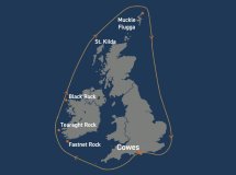 Recorrido en barco por Gran Bretaña e Irlanda