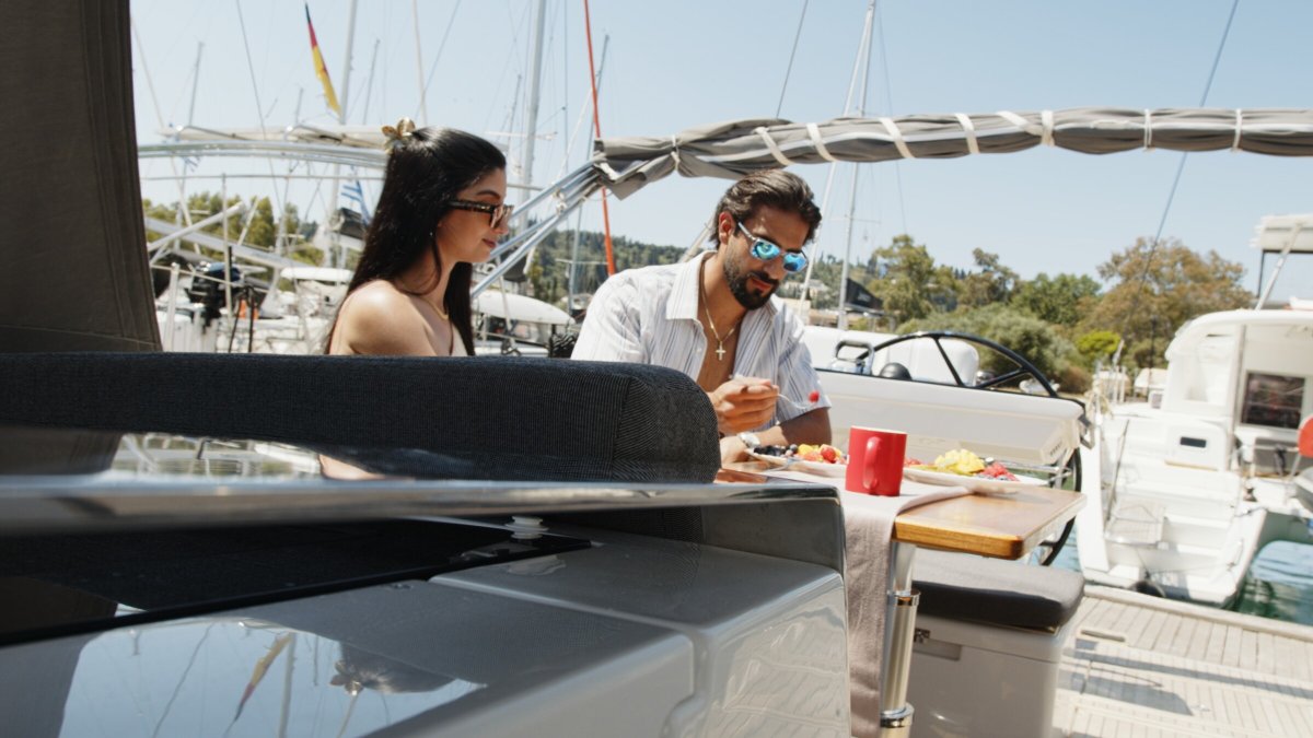 Luxury Yacht in Corfu Beaches, Greece
