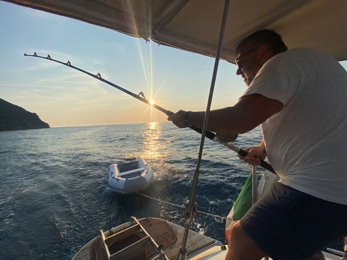 Boat ride along the Sardinian coast