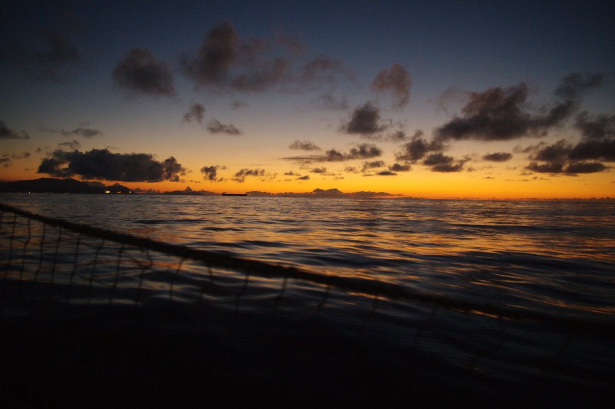 Sailboat at sunset