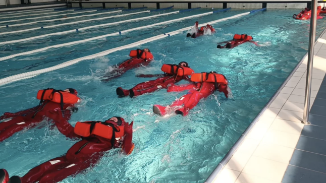 1 blocco. Supervivencia en la Mar en caso de abandono del barco