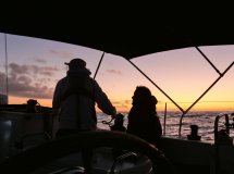 Viaggio in barca durante il fine settimana lungo