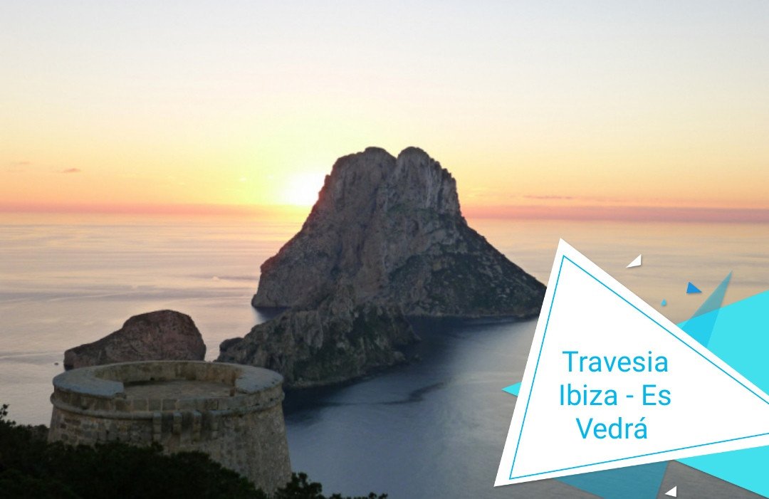 A view of Es Vedrá island from the sea