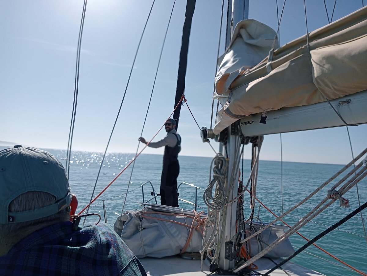 Sailboat journey from Gibraltar to Punta Umbría