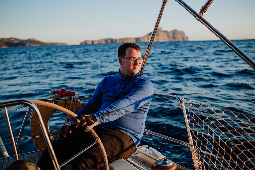 Ruta en velero desde Barcelona a la isla de Menorca.