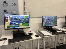 Boats in action during ROCA practice in Getxo