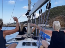 Amanecer en velero por Jávea, meditación y relajación matutina