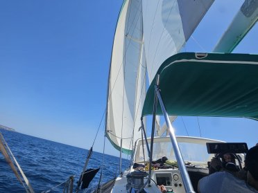 Excursión de 4 horas en velero desde el puerto de Mazarrón