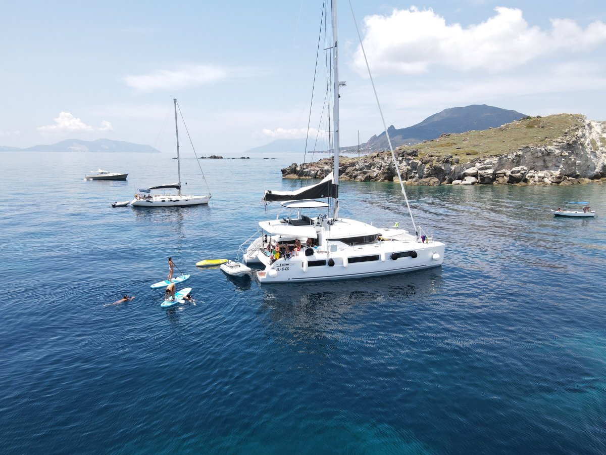 Deluxe Catamaran with Hostess - Discovering the Aeolian Islands